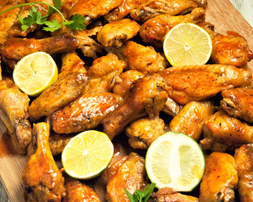 Father’s Day Sticky Stir Fry Lime Wings Recipe